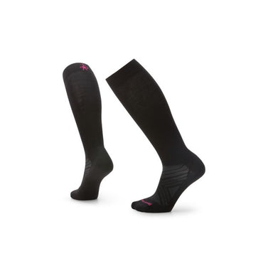 Smartwool Women's Ski Zero Cushion Over The Calf Socks Black