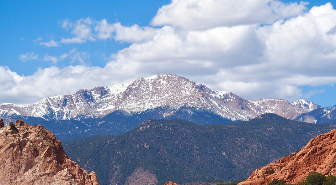 PIkes Peak in Colorado Springs.