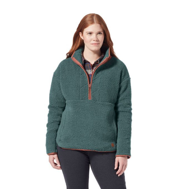 Royal Robbins Women's Urbanesque Sherpa 1/2 Zip ea Pine / S