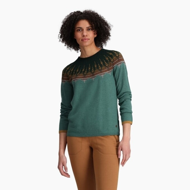 Royal Robbins Westlands Fairisle Crew Sea Pine Muir Pt