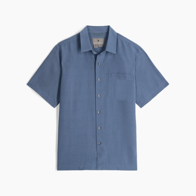 Royal Robbins Men's Desert Pucker Dry S/S Sea