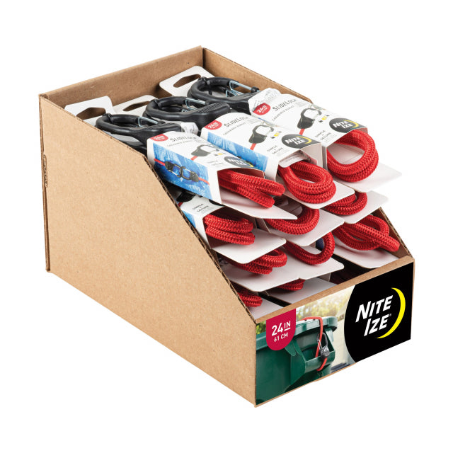 Nite Ize SlideLock Bungee 24 in. Dump Bin - 15PC One Color