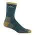 Darn Tough Hiker Micro Crew Midweight Hiking Socks With Cushion Hiking Socks Spruce