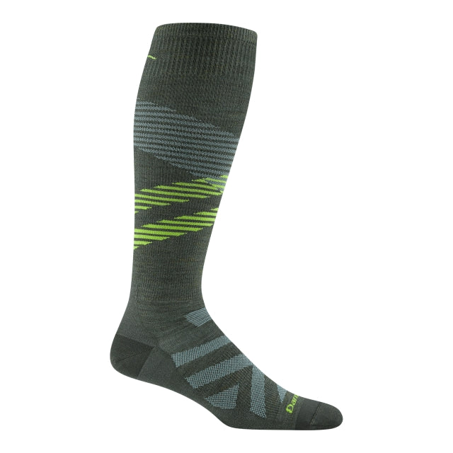 Darn Tough Pennant Rfl Otc Ultra-lightweight Ski & Snowboard Socks Forest