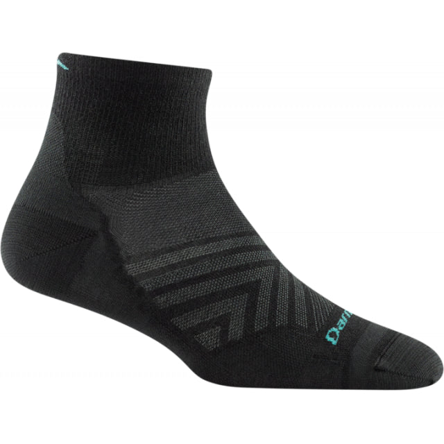 Darn Tough Women's Run 1/4 Ultra-Lightweight with Cushion Black