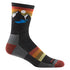 Darn Tough Sunset Ridge Micro Crew Lightweight With Cushion Charcoal