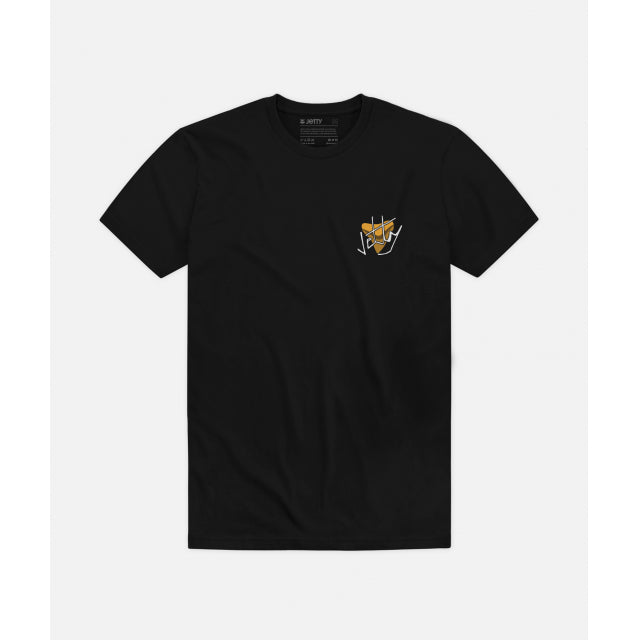 Jetty Jaws Tee Black