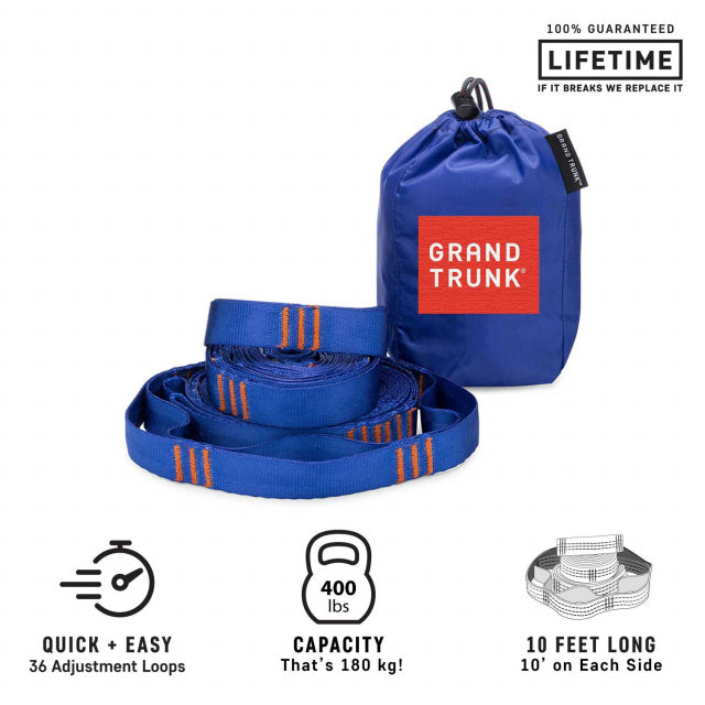 Grand Trunk Trunk Straps Hammock Straps Blue