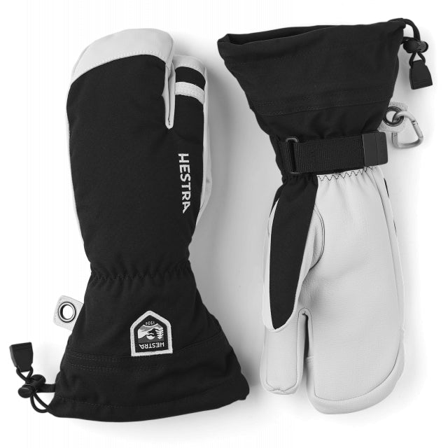 Hestra Army Leather Heli Ski - 3 Finger Black