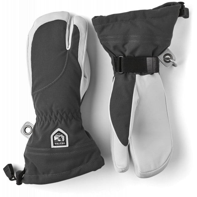 Hestra Heli Ski - 3 Finger - Grey / Offwhite