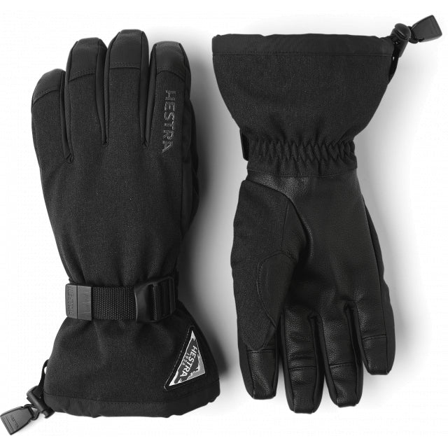 Hestra Powder Gauntlet - 5 Finger Black