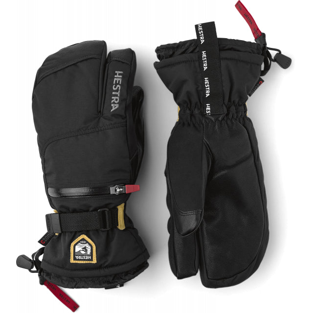 Hestra All Mountain CZone - 3 finger Black