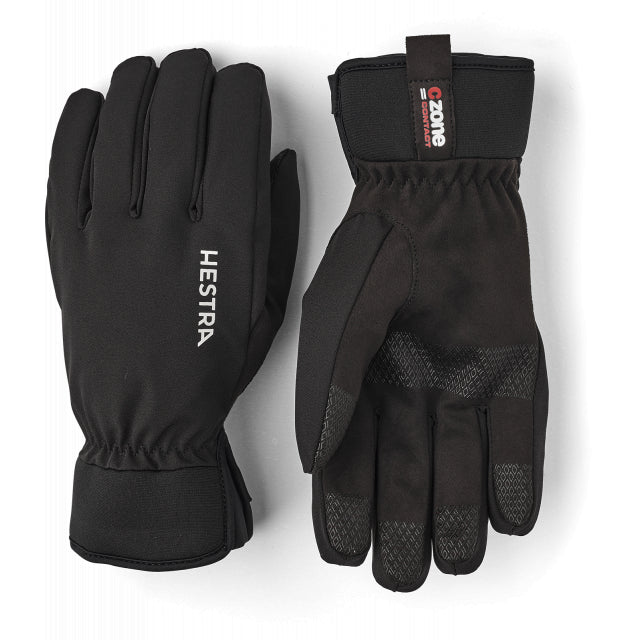 Hestra Czone Contact Glove -5 Finger Black