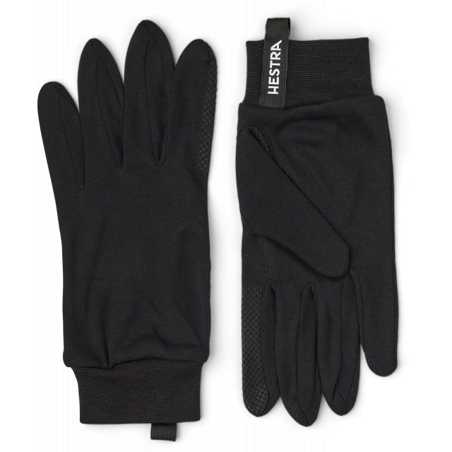 Hestra Silk Liner Touch Point - 5 finger - Women's Black