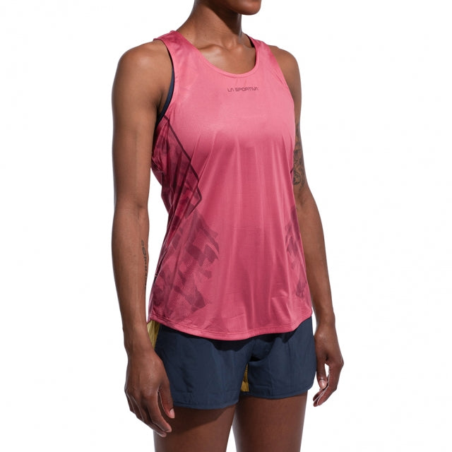La Sportiva Pacer Tank W Rosebay/Redwood