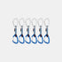 Mammut Crag Wire 10 Cm Indicator 6-pack Quickdraws 19200 Wire Gate/Wire Gate, silver-ultramarine