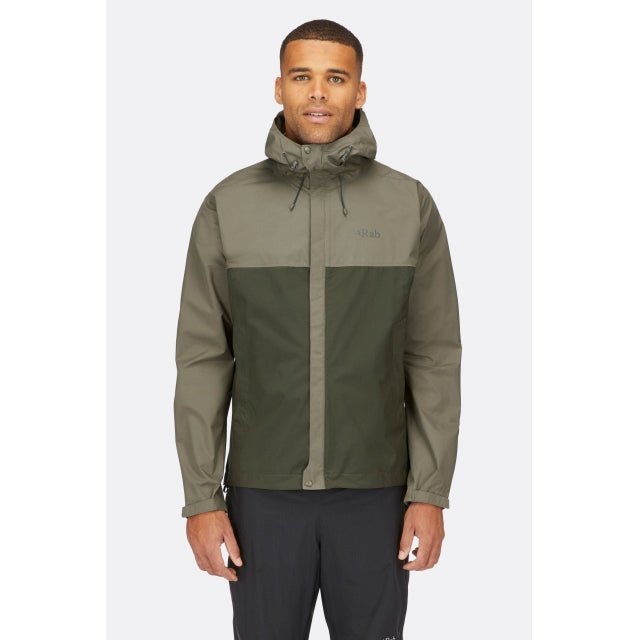 Rab Downpour Eco Waterproof Jacket Green