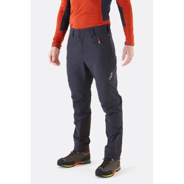 Rab Men's Ascendor AS Climbing Softshell Pants Ebony