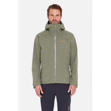 Rab Downpour Light Waterproof Jacket Green