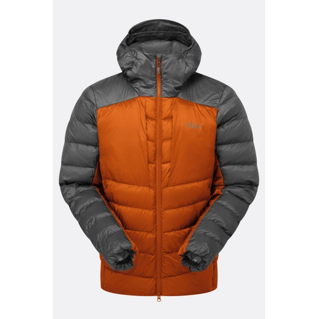 Rab Cirrus Ultra Insulated Hooded Jacket Graphene/Marmalade