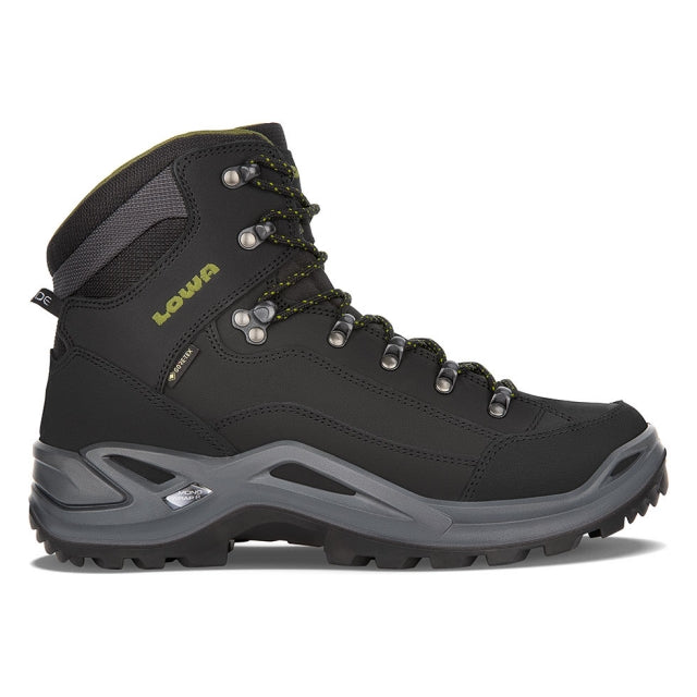 LOWA Boots Men's Renegade GTX Mid Black/Olive