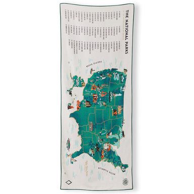 Nomadix 59 Parks: Us Map Towel