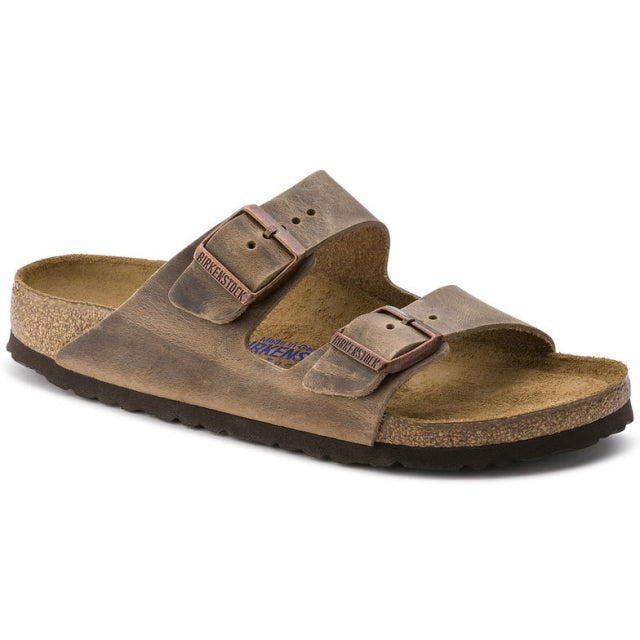 Birkenstock Arizona Soft Footbed Oiled Leather Tobacco Brown