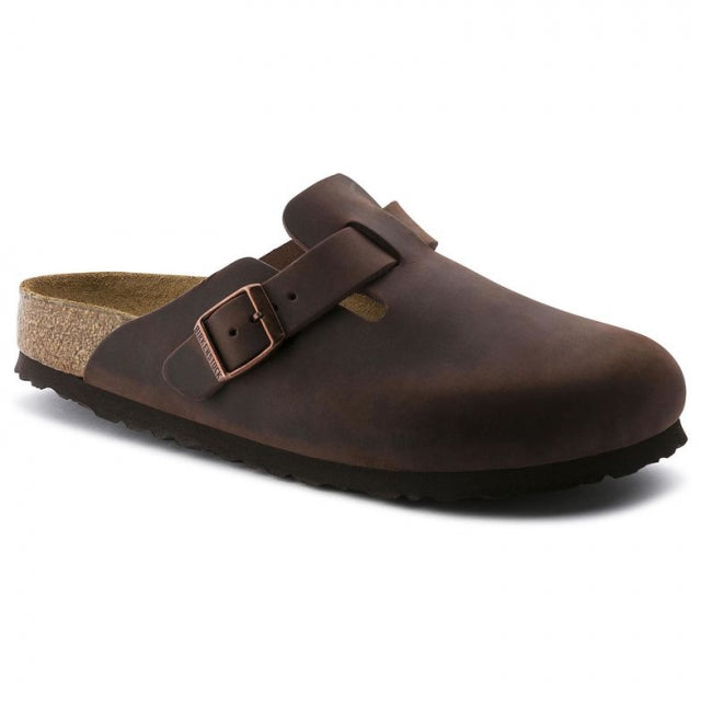 Birkenstock Boston Soft Footbed Oiled Leather Habana