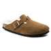 Birkenstock Boston Shearling Suede Leather Mink