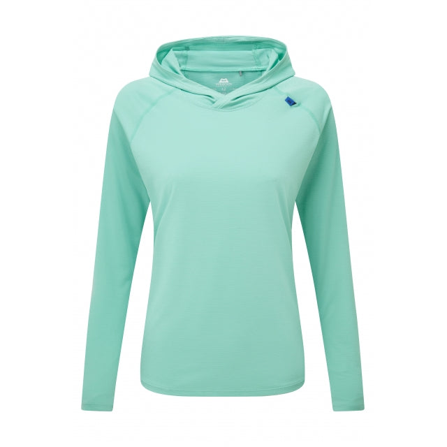 Mountain Equipment Glace Hooded Wmns Top Me-01937 Aqua