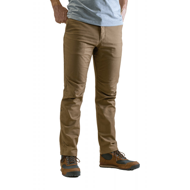 LIVSN Men's Flex Canvas Pants Brown