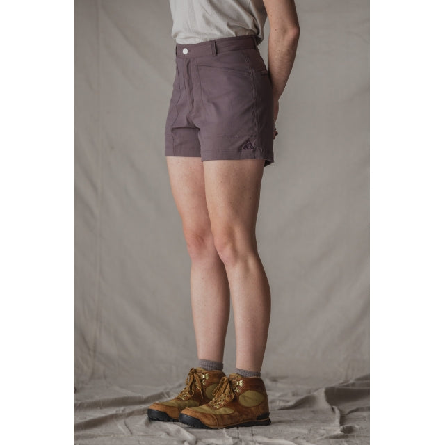 Livsn Ecotrek Shorts Plum Truffle