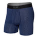 Saxx Quest Quick Dry Mesh Boxer Brief Fly Midnight Blue Ii