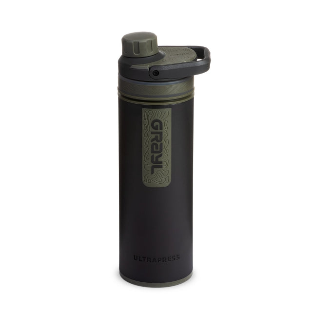 Grayl Ultrapress Purifier Bottle Camp Black