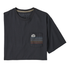 Patagonia Line Logo Ridge Stripe Organic Pocket T-shirt Ink Black