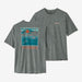 Patagonia Cap Cool Daily Graphic Shirt - Waters Summit Swell: Sleet Green X-Dye