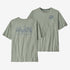 Patagonia Lost And Found Organic Pocket T-shirt Sleet Green