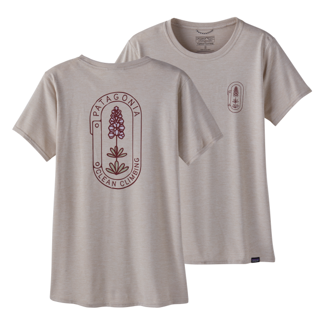 Patagonia Cap Cool Daily Graphic Shirt - Lands Clean Climb Bloom: Pumice X-Dye