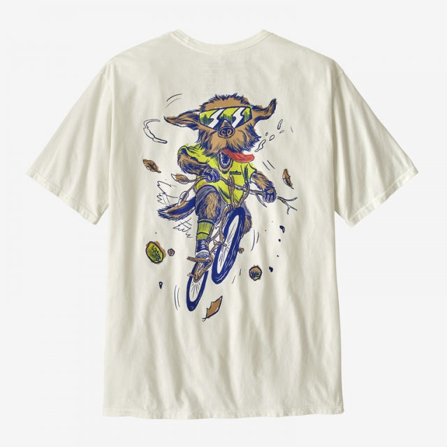 Patagonia Men's Trail Hound Organic T-Shirt Birch White