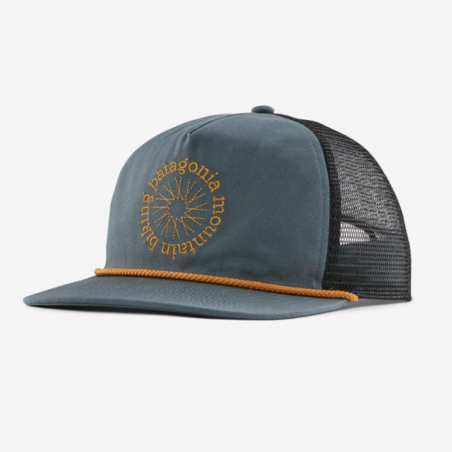 Patagonia Airfarer Cap Spoke Stencil: Nouveau Green