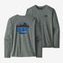 Patagonia L/s Cap Cool Daily Graphic Shirt Skyline Stencil: Sleet Green X-Dye