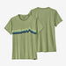 Patagonia Cap Cool Daily Graphic Shirt Ridge Rise Stripe: Salvia Green X-Dye