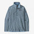 Patagonia Women's Better Sweater 1/4 Zip Steam Blue