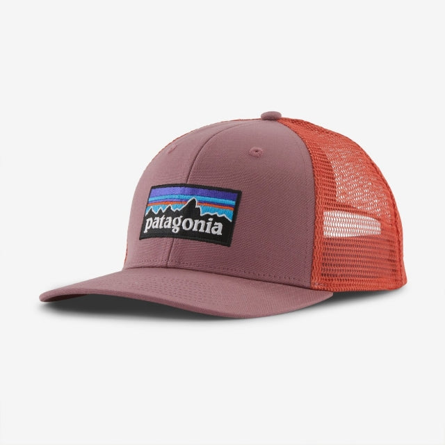 Patagonia P-6 Logo Trucker Hat Evening Mauve