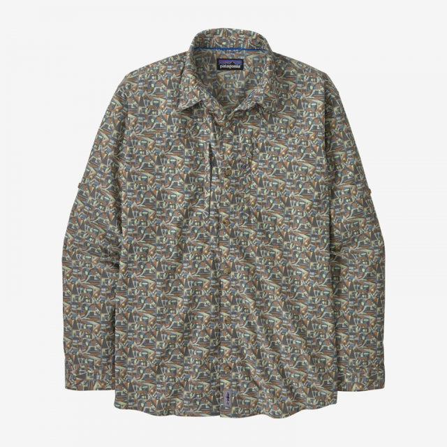 Patagonia L/s Sun Stretch Shirt Lose Yourself: Utility Blue