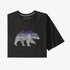 Patagonia Back For Good Organic T-shirt Black w/Bear