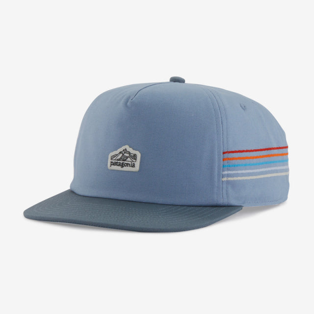 Patagonia Line Logo Ridge Stripe Funfarer Cap Light Plume Grey