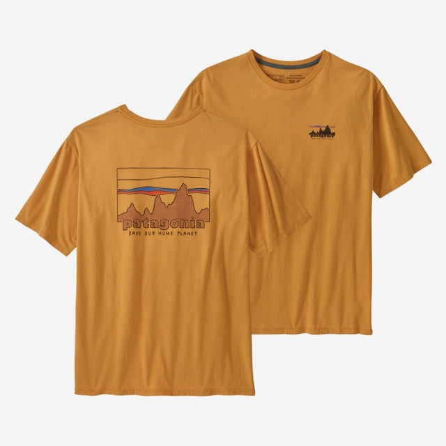 Patagonia '73 Skyline Organic T-shirt Dried Mango