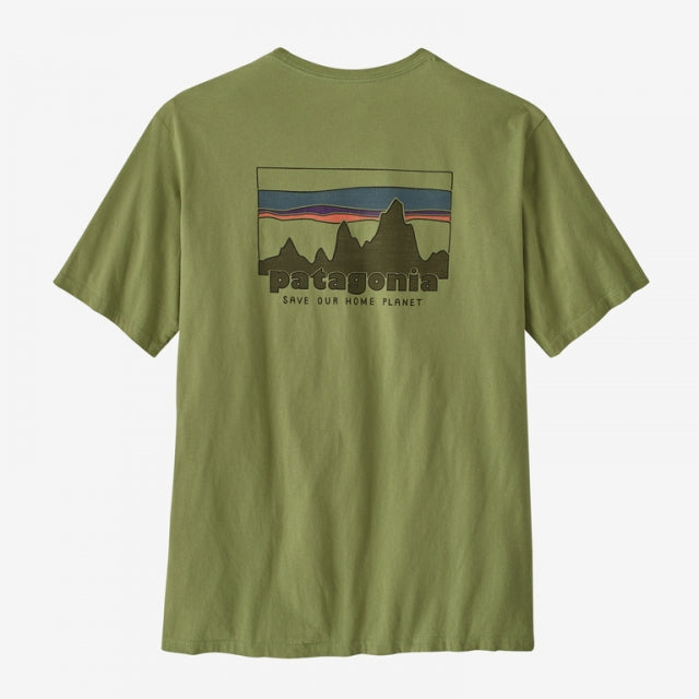 Patagonia Men's '73 Skyline Organic T-Shirt Buckhorn Green