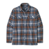 Patagonia L/s Organic Cotton Mw Fjord Flannel Shirt Forage: Plume Grey